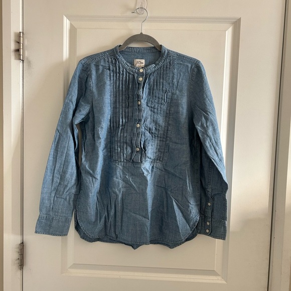 JCrew Women Long Sleeve Shirt Size Medium - Picture 1 of 6